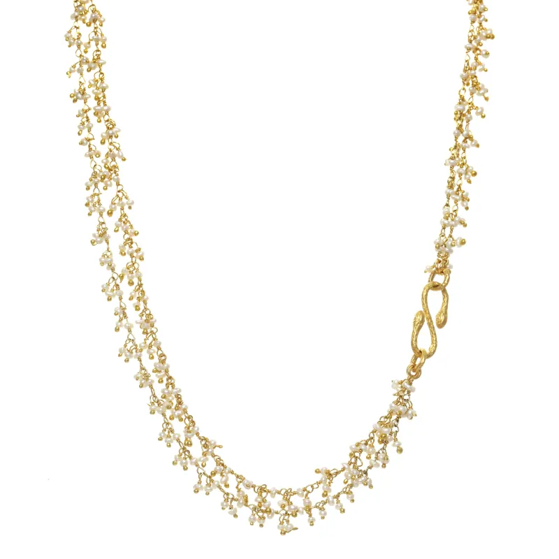 Pearl Cluster Serpent Necklace sold by Rachel Reinhardt