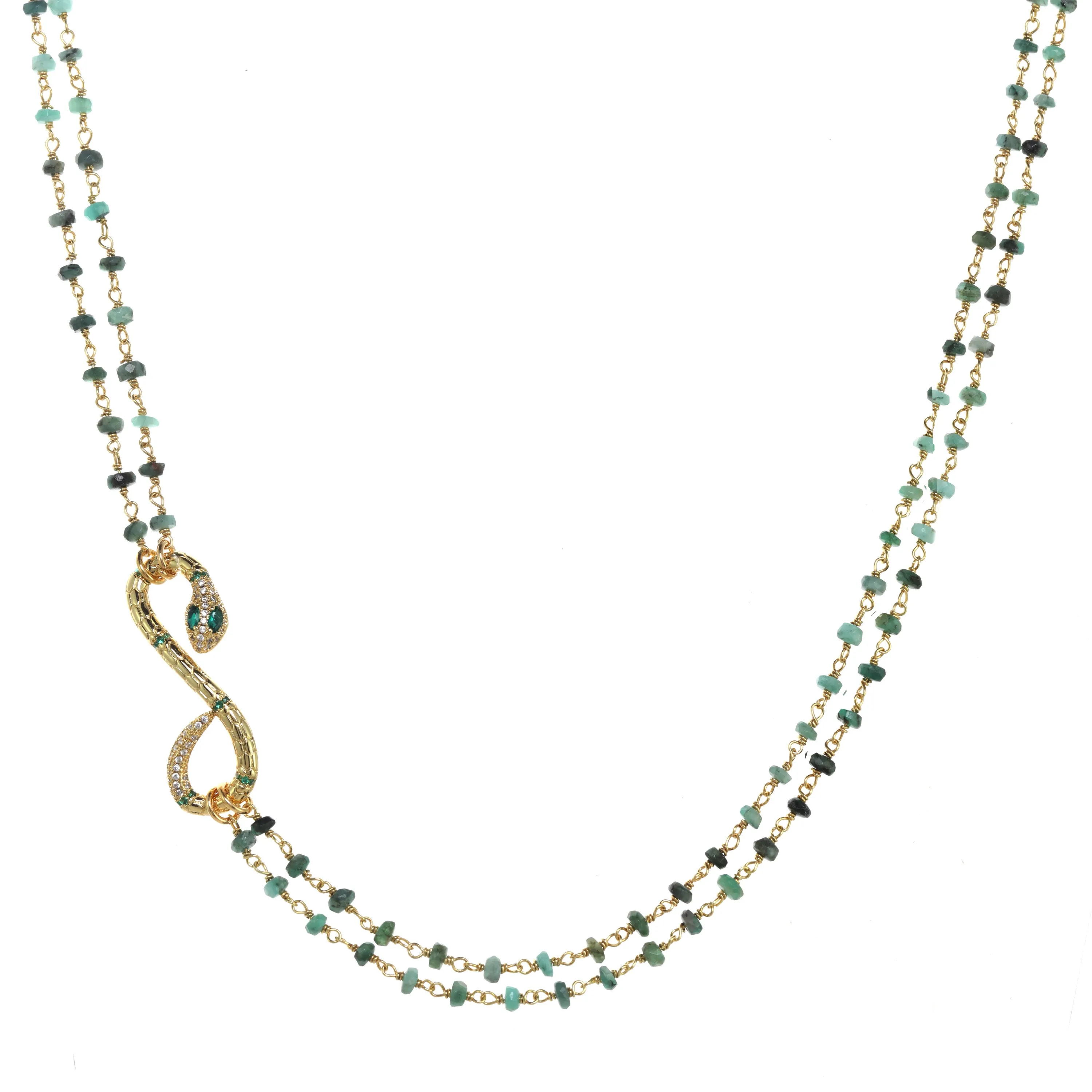 Emerald Snake Necklace sold by Rachel Reinhardt