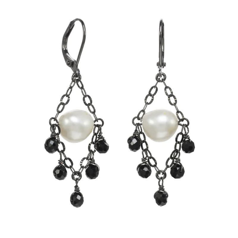 Freshwater Pearl Chandelier Earring sold by Rachel Reinhardt