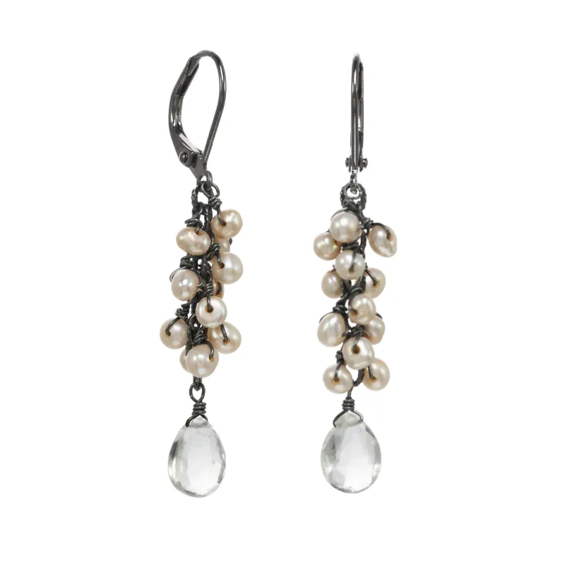 Freshwater Pearl Cluster Earring sold by Rachel Reinhardt