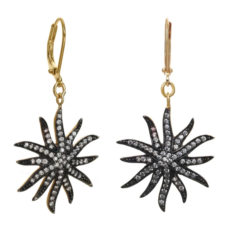 Pave Sunburst Earring sold by Rachel Reinhardt