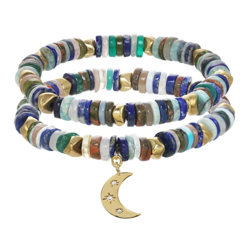 Mixed Medley Moon Bracelets sold by Rachel Reinhardt