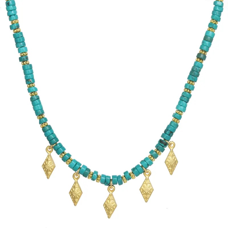 Turquoise Tribal Necklace sold by Rachel Reinhardt
