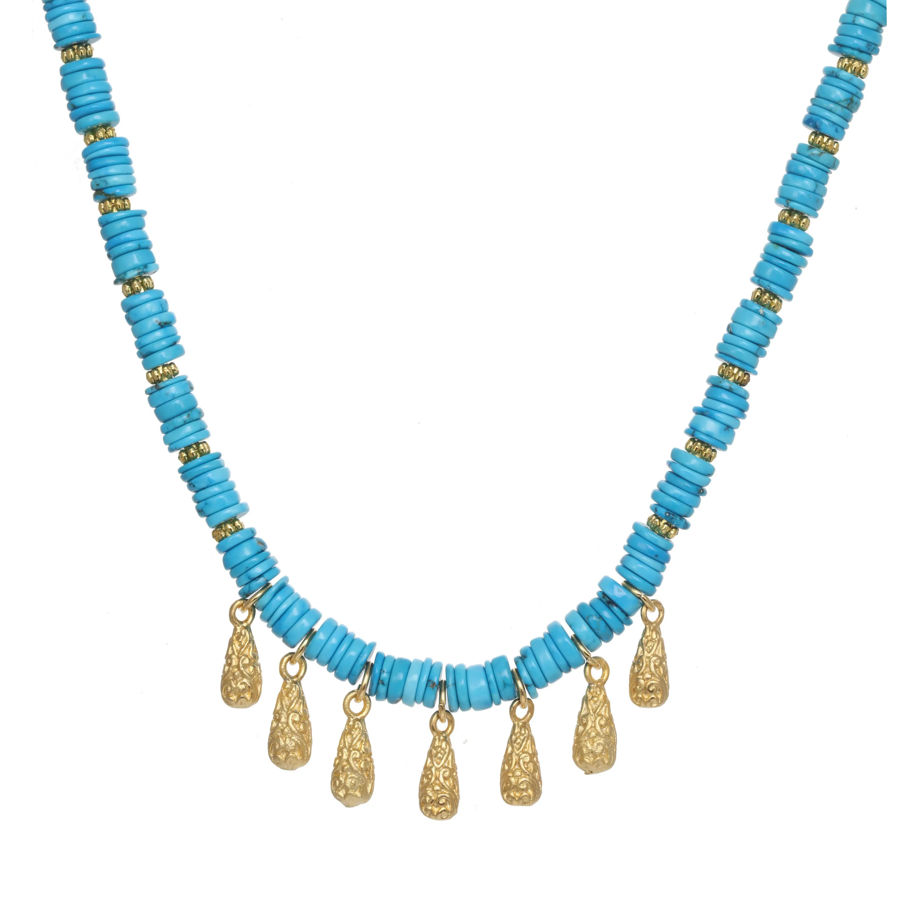 Turquoise Raindrop Necklace sold by Rachel Reinhardt