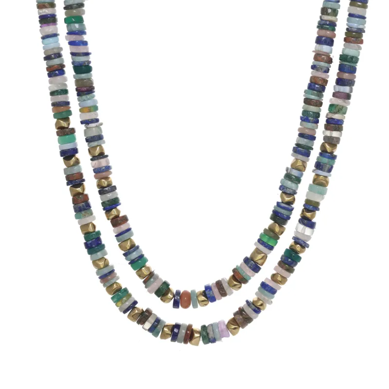 Mixed Medley Double Row Necklace sold by Rachel Reinhardt