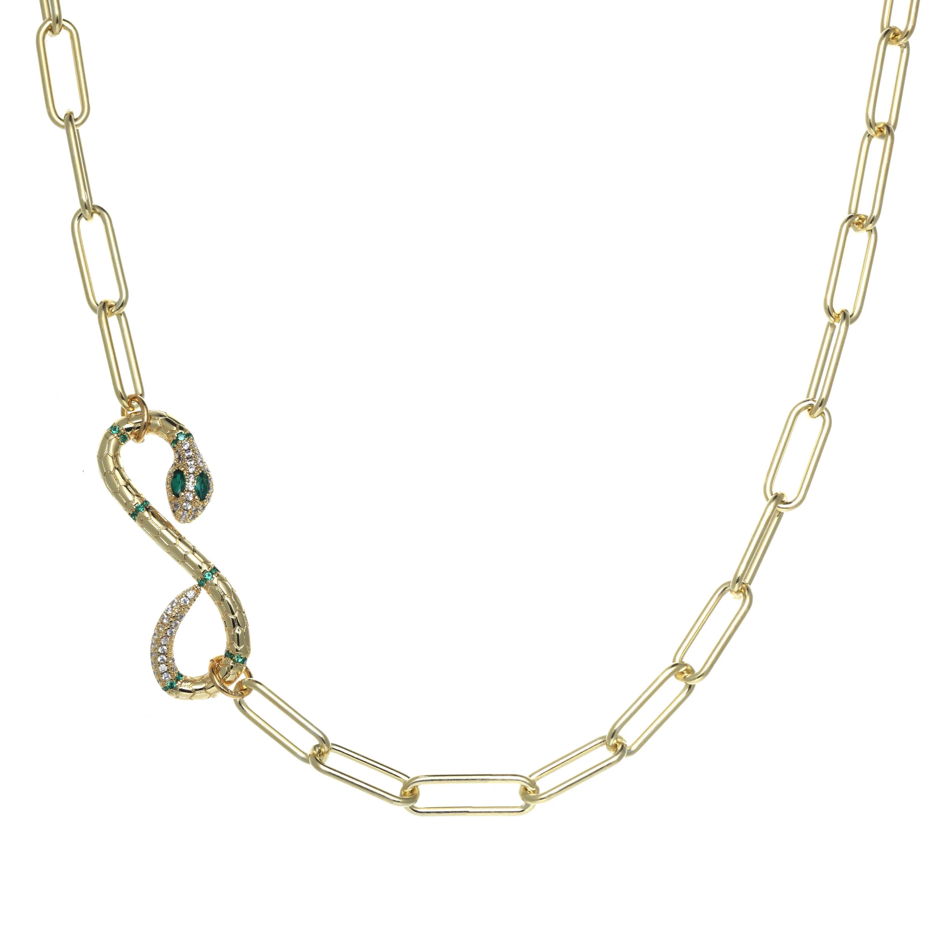 Slinky Snake Connector Necklace sold by Rachel Reinhardt