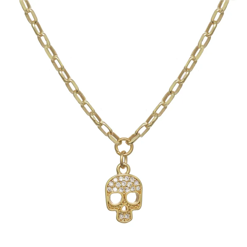 Sparkling Skull Necklace sold by Rachel Reinhardt