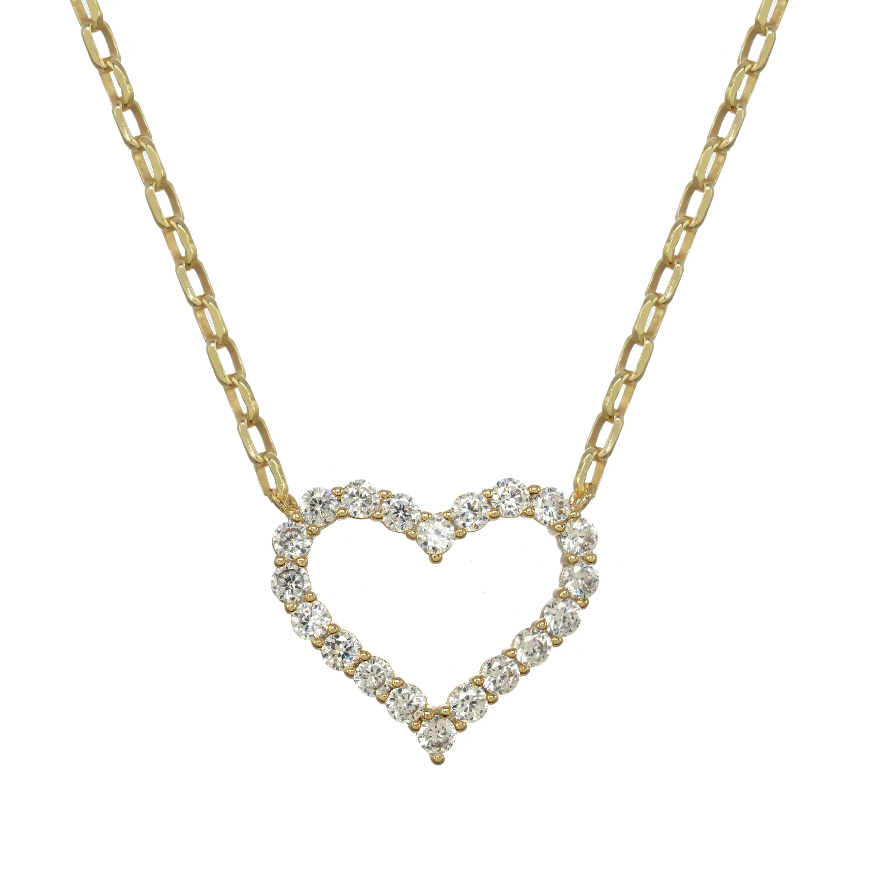 Pave Heart Necklace sold by Rachel Reinhardt
