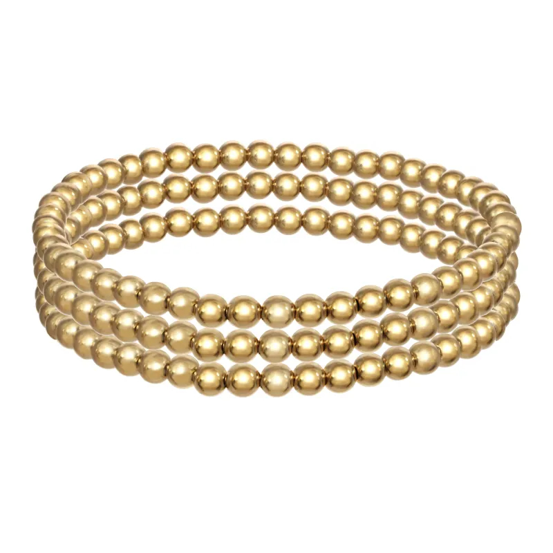 14k Gold Filled set of 3 bracelets sold by Rachel Reinhardt