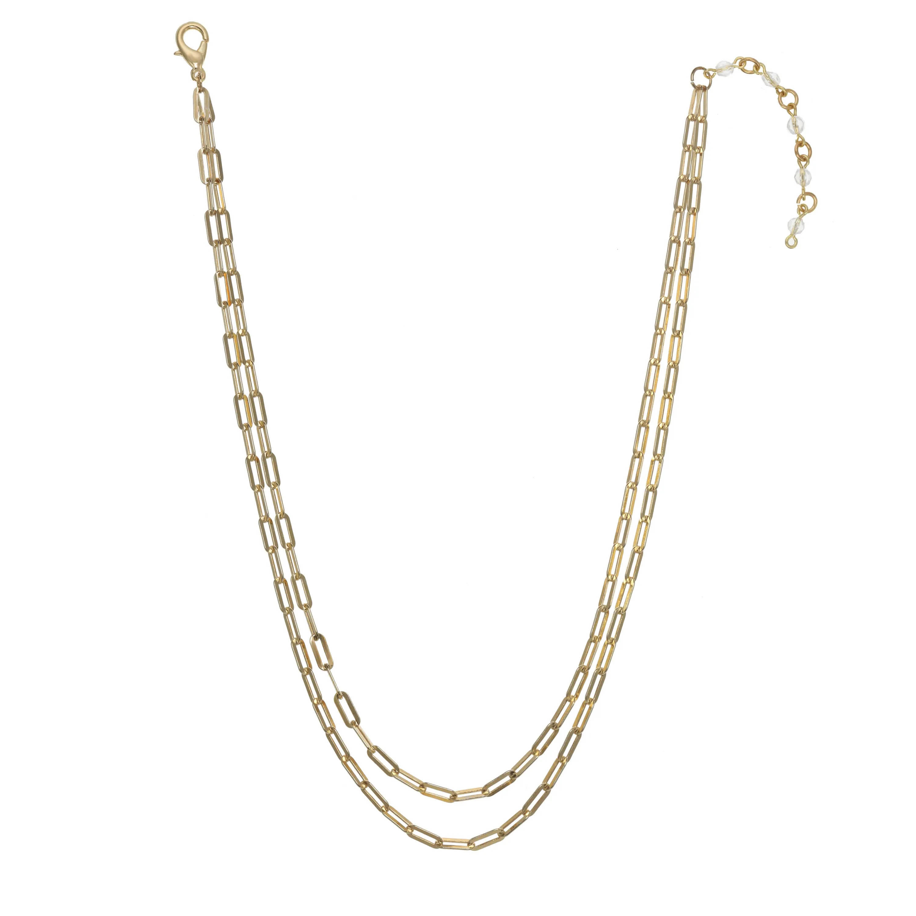 Gold Link Best Selling Paperclip Necklace sold by Rachel Reinhardt