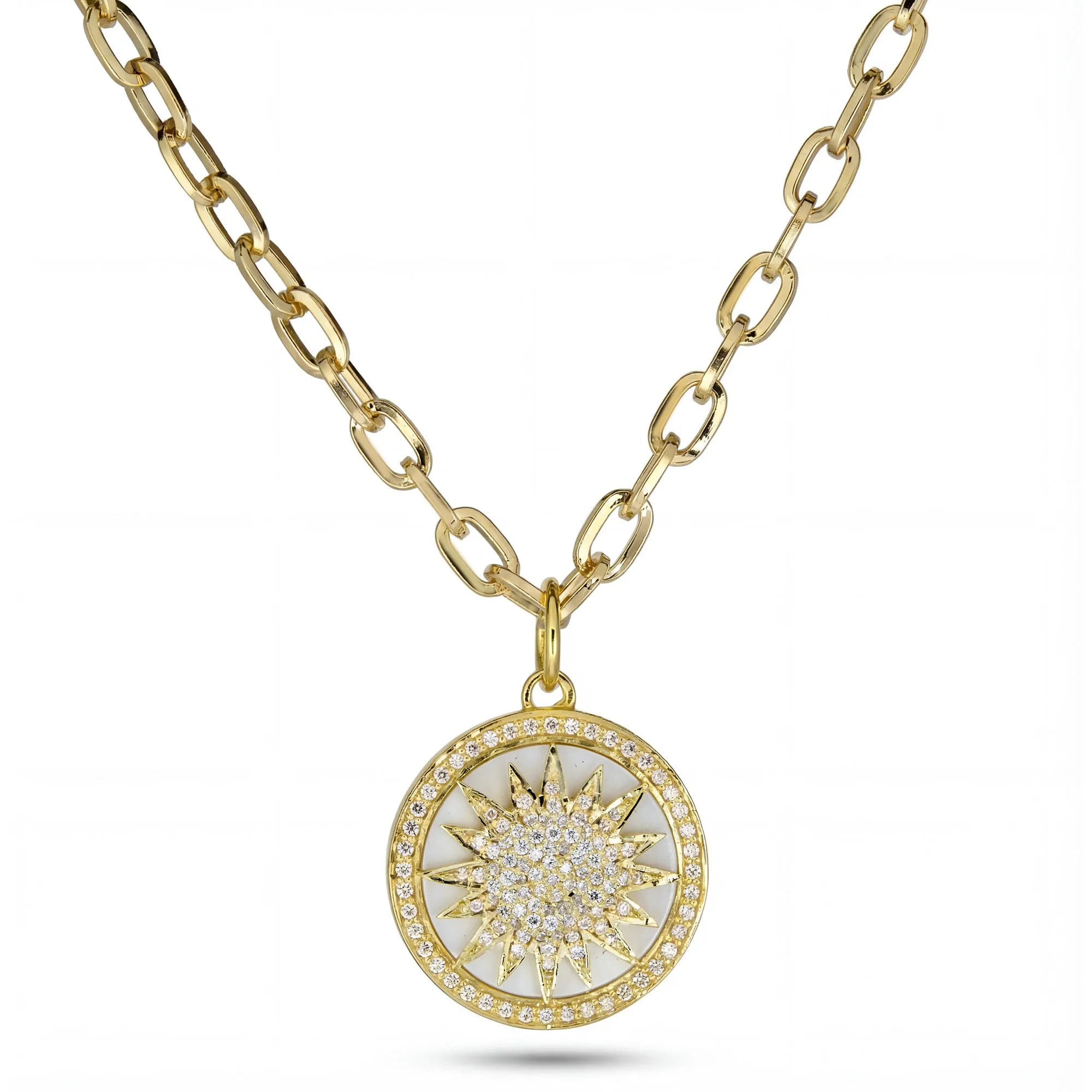 Mother of Pearl Starburst Pendant sold by Rachel Reinhardt