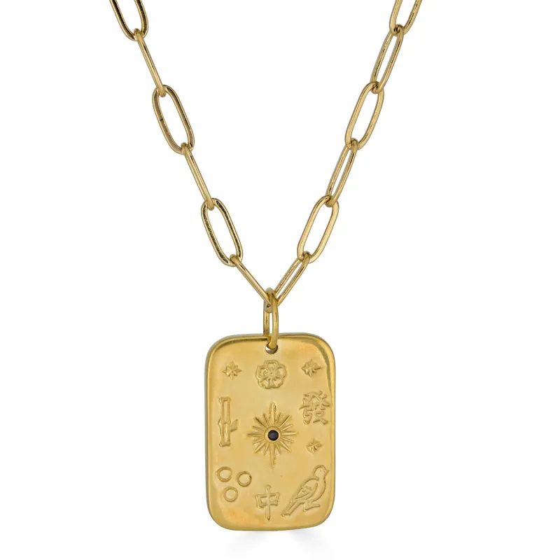 Mahjong Talisman Necklace made by Rachel Reinhardt
