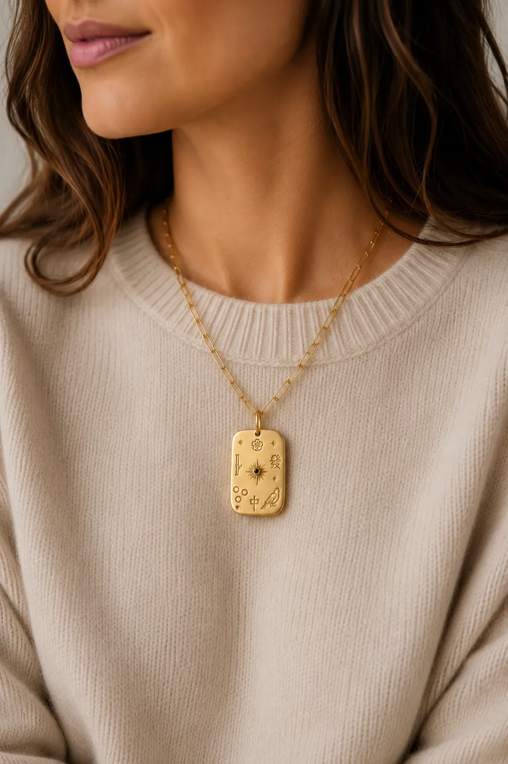 Mahjong Talisman Necklace sold by Rachel Reinhardt product image thumbnail 4
