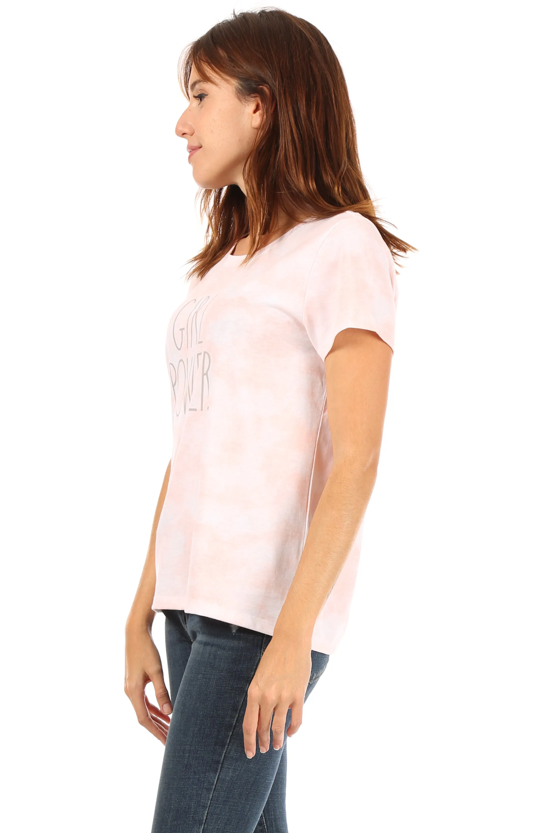 Women's "GIRL POWER" Short Sleeve Icon T-Shirt sold by Rae Dunn product image thumbnail 2