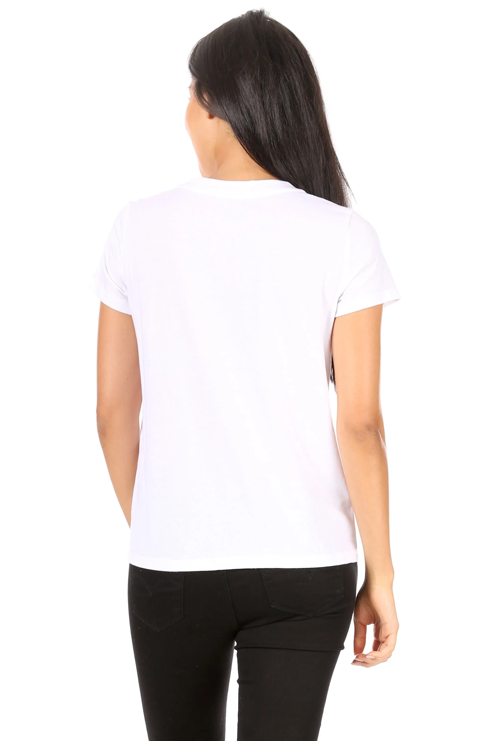 Women's "CAT MOM" Short Sleeve Icon T-Shirt sold by Rae Dunn product image thumbnail 4