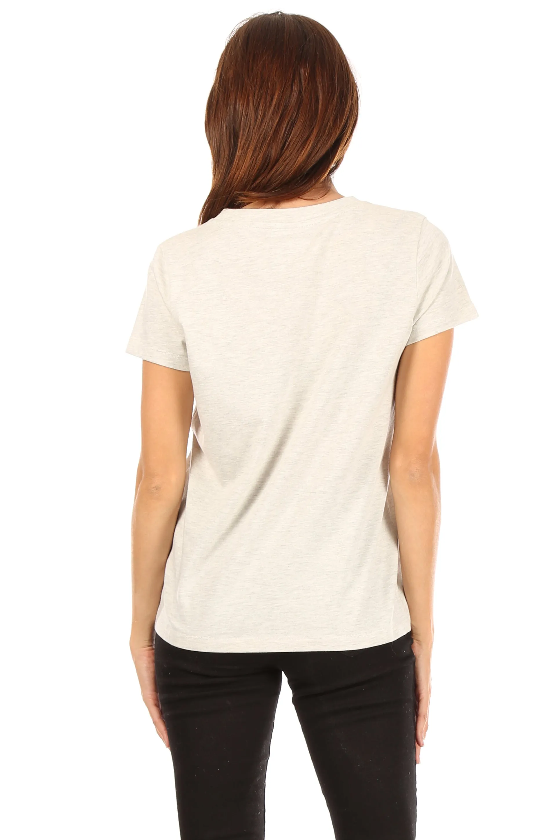 Women's "BLESSED" Short Sleeve Icon T-Shirt sold by Rae Dunn product image thumbnail 3