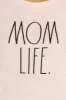 Women's "MOM LIFE" Short Sleeve Classic Slub T-Shirt sold by Rae Dunn