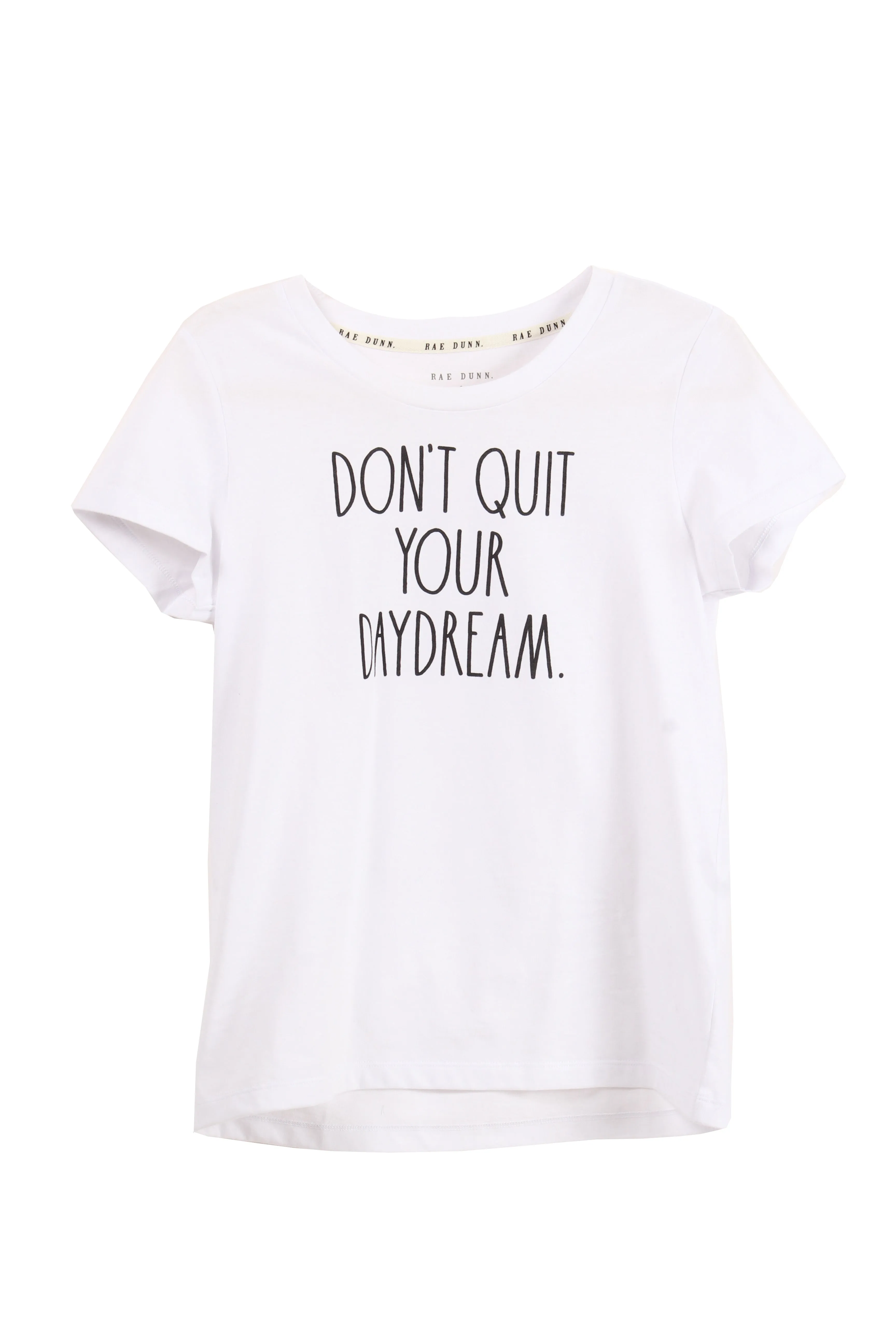 Women's "DON'T QUIT YOUR DAYDREAM" Short Sleeve Icon T-Shirt sold by Rae Dunn product image thumbnail 5