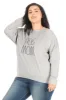 Women's "DOG MOM" Plus Size Studio Raglan Pullover Sweatshirt sold by Rae Dunn