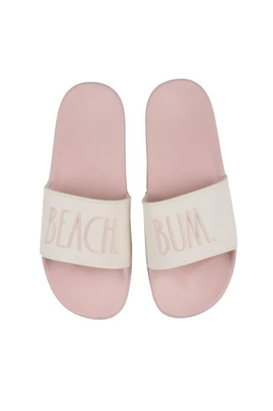 Women's "BEACH BUM" Pool Slides sold by Rae Dunn