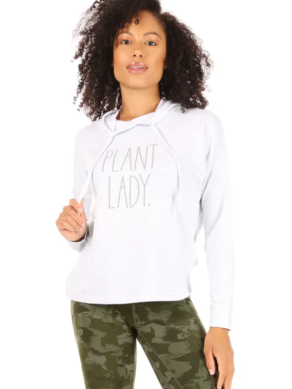 Women's "PLANT LADY" Slim Fit Pullover Fashion Hoodie sold by Rae Dunn