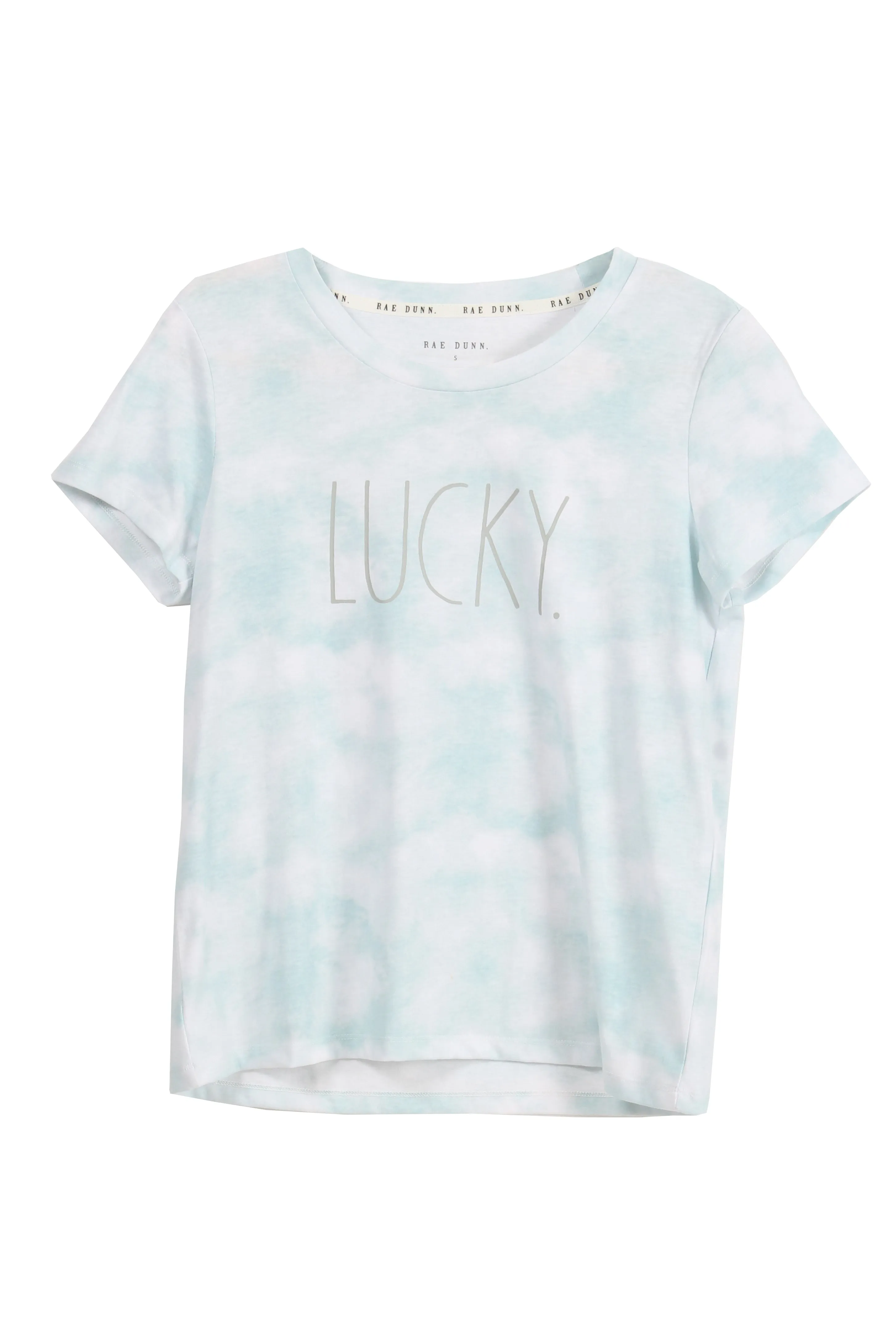 Women's "LUCKY" Short Sleeve Icon T-Shirt sold by Rae Dunn product image thumbnail 2