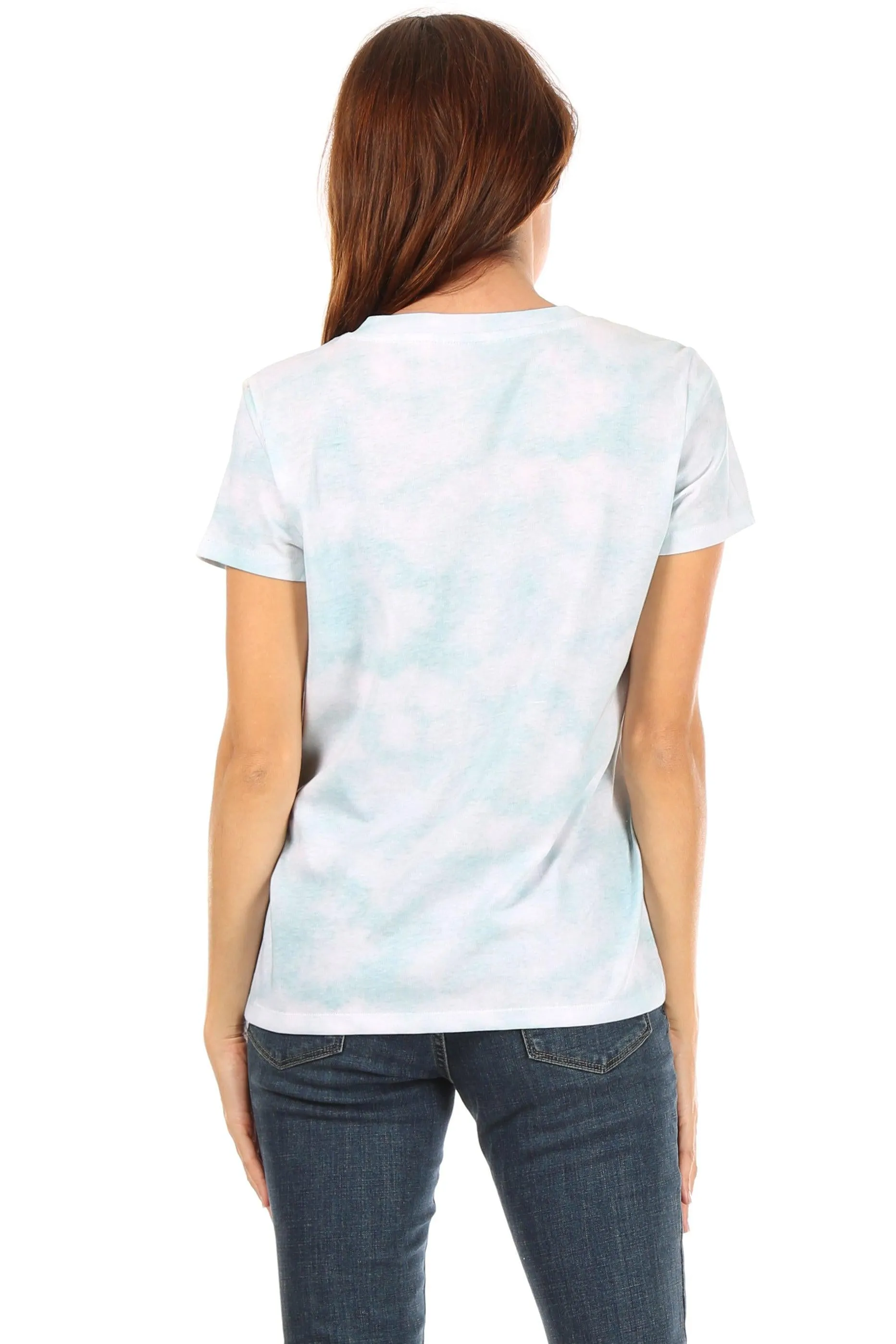 Women's "LUCKY" Short Sleeve Icon T-Shirt sold by Rae Dunn product image thumbnail 4