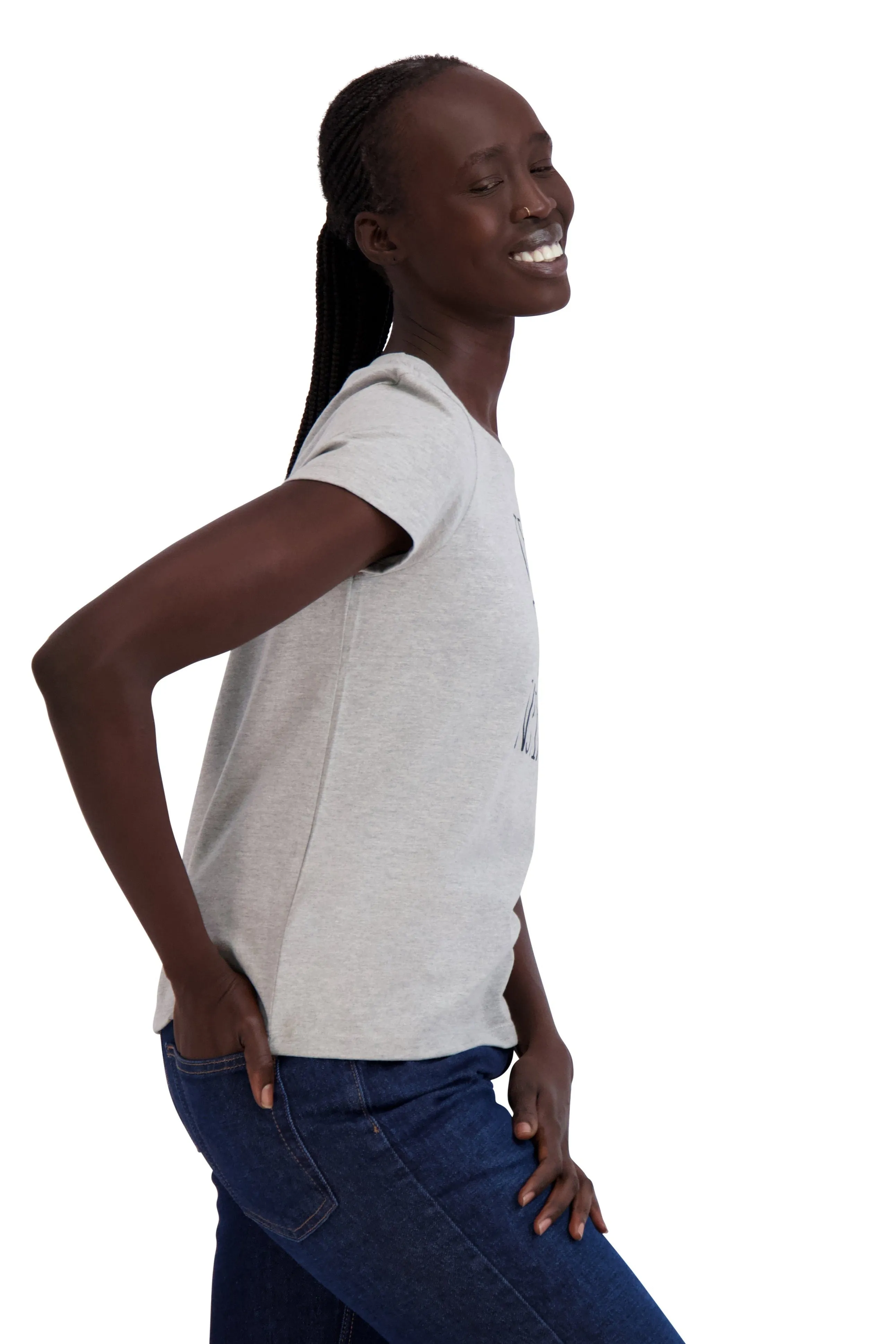 Women's "TEACH LOVE INSPIRE" Short Sleeve Icon T-Shirt sold by Rae Dunn product image thumbnail 3