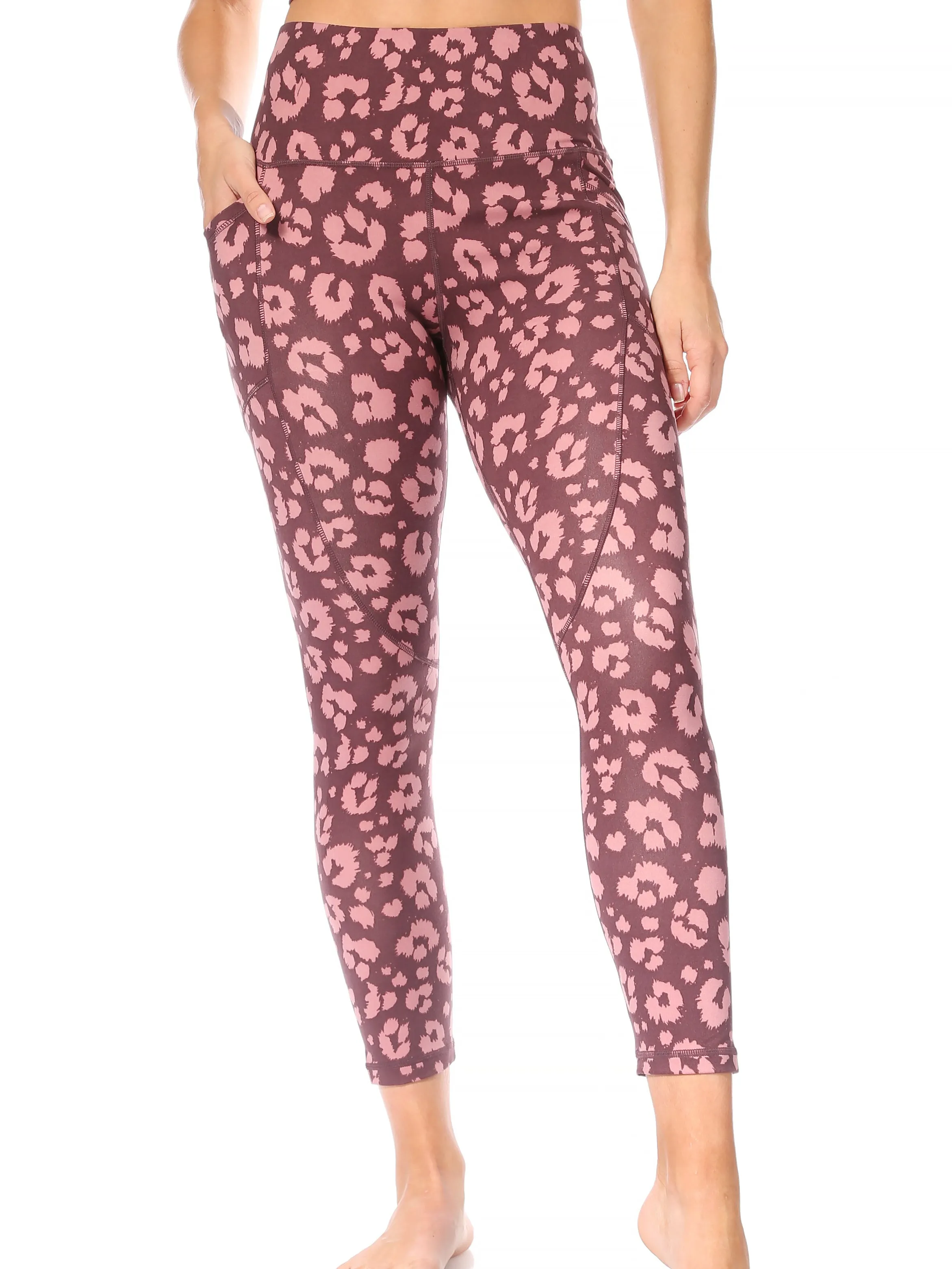 Women's "FIERCE" High-Waisted Performance Legging with Two Side Pockets sold by Rae Dunn