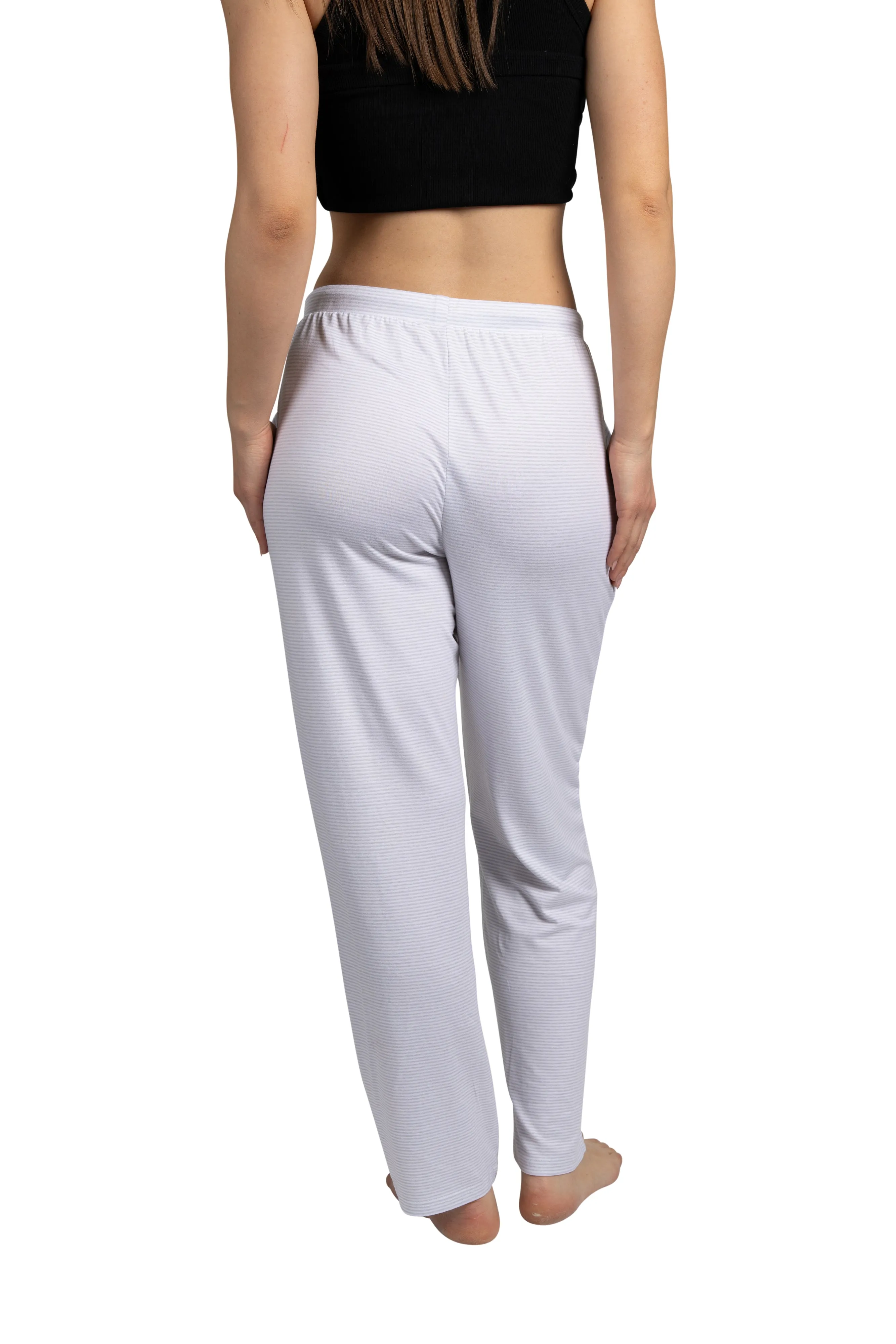 Women's "SLEEP" Tapered Leg Drawstring Pajama Pants with Pockets and Graphic Text sold by Rae Dunn product image thumbnail 4