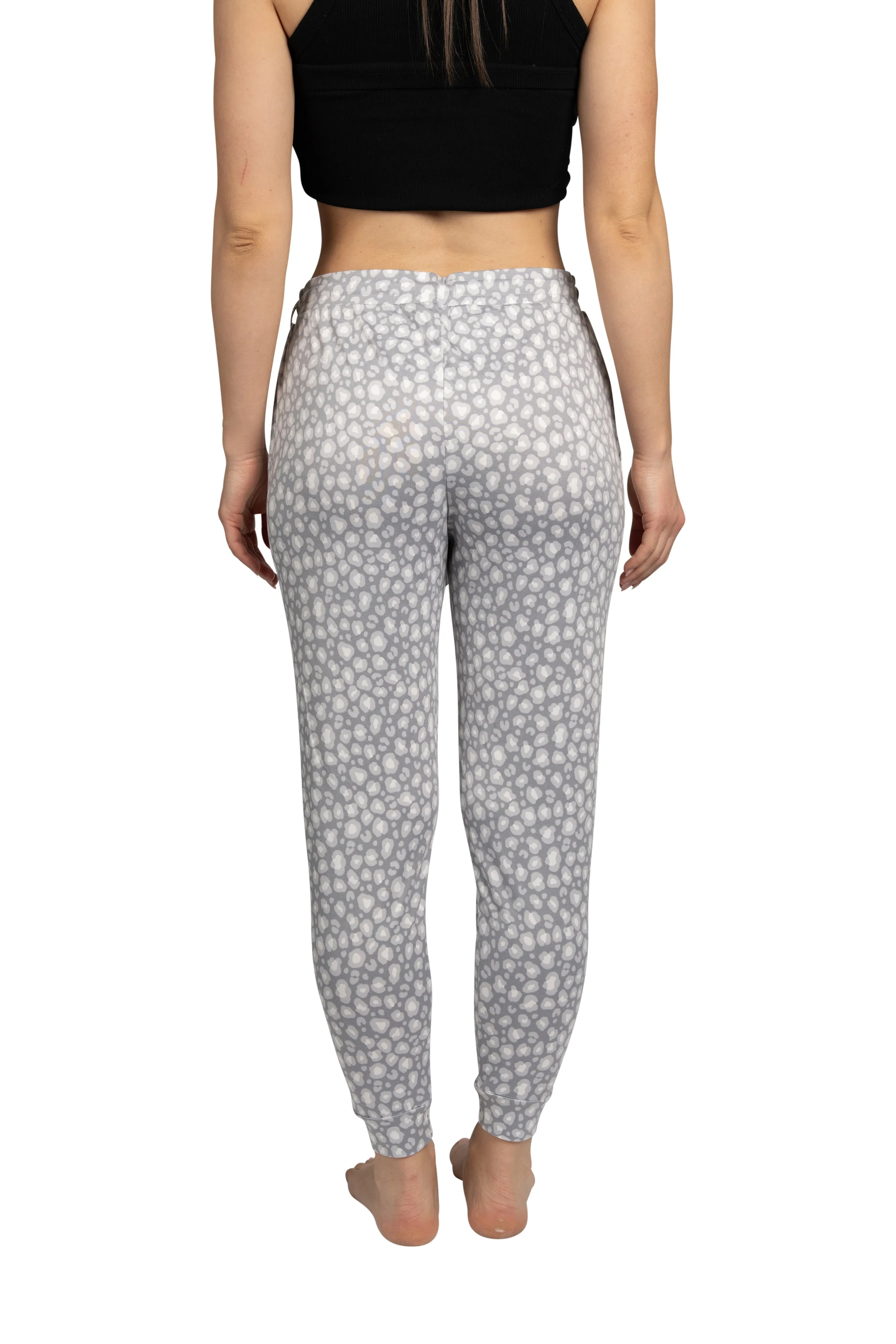 RAE DUNN Women's Jogger Pants with Pockets and Drawstring Recycled, OFFLINE Sleet, L sold by Rae Dunn product image thumbnail 4