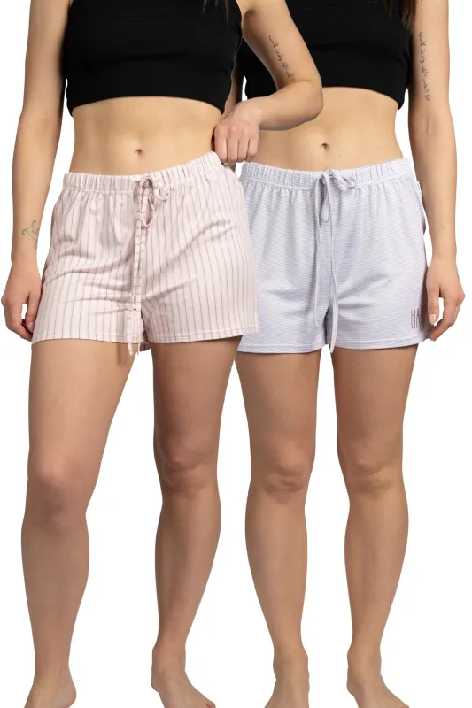 Women's 2-Pack Drawstring Pj Lounge Shorts sold by Rae Dunn