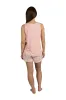 Women's "ENJOY" Ribbed Tank and Foldover Waist Shorts Pajama Set sold by Rae Dunn