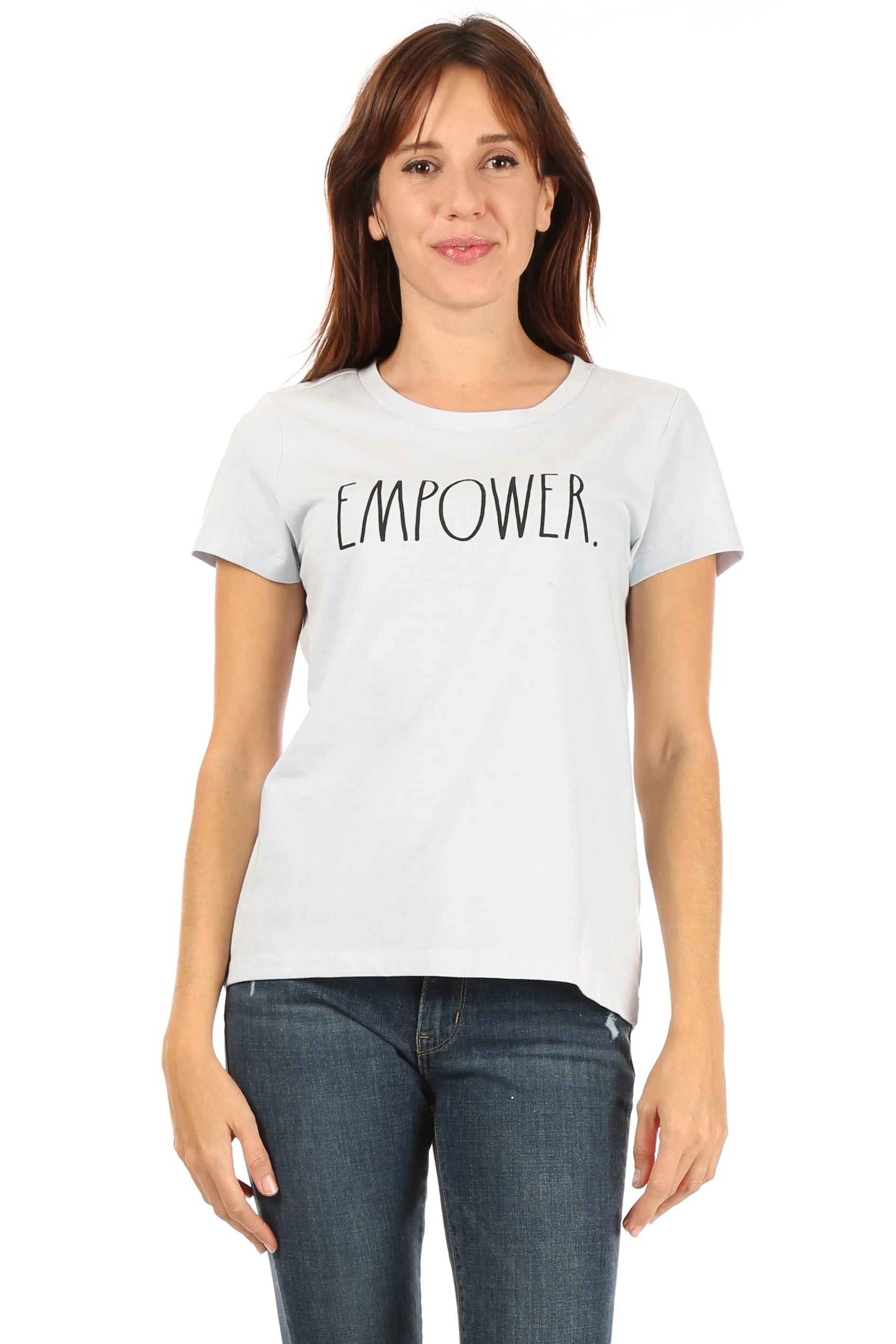 Women's "EMPOWER" Short Sleeve Icon T-Shirt sold by Rae Dunn product image thumbnail 4