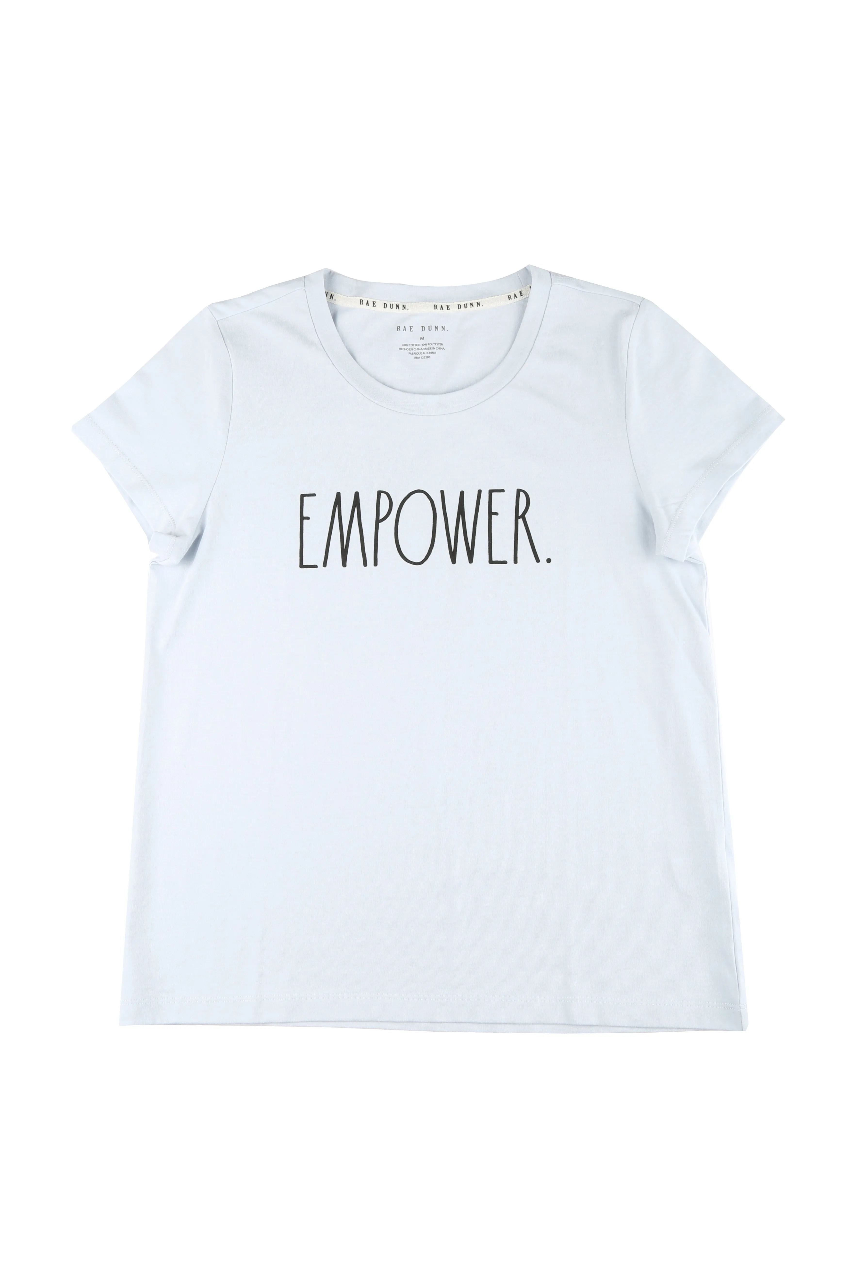 Women's "EMPOWER" Short Sleeve Icon T-Shirt sold by Rae Dunn product image thumbnail 5