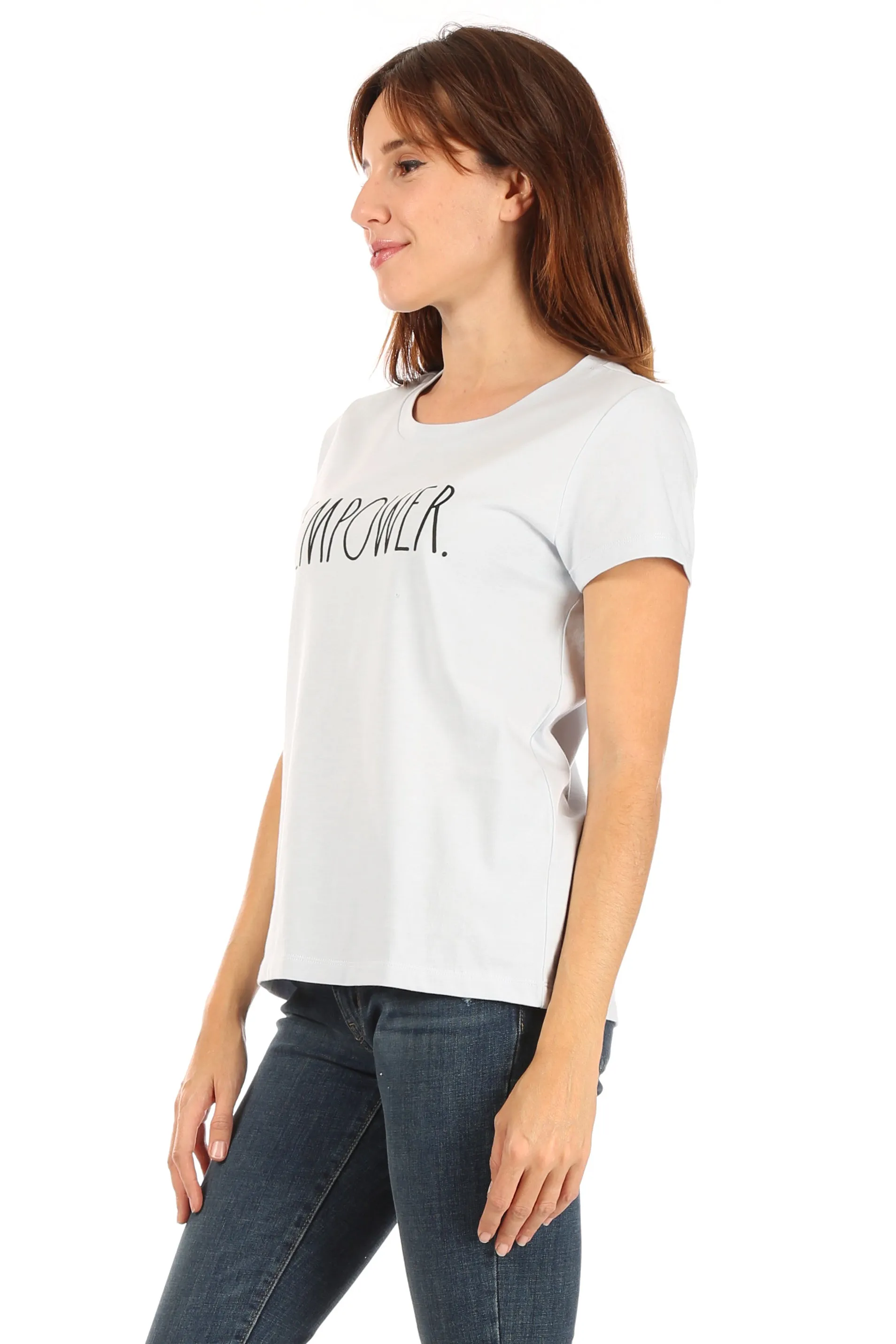 Women's "EMPOWER" Short Sleeve Icon T-Shirt sold by Rae Dunn product image thumbnail 2