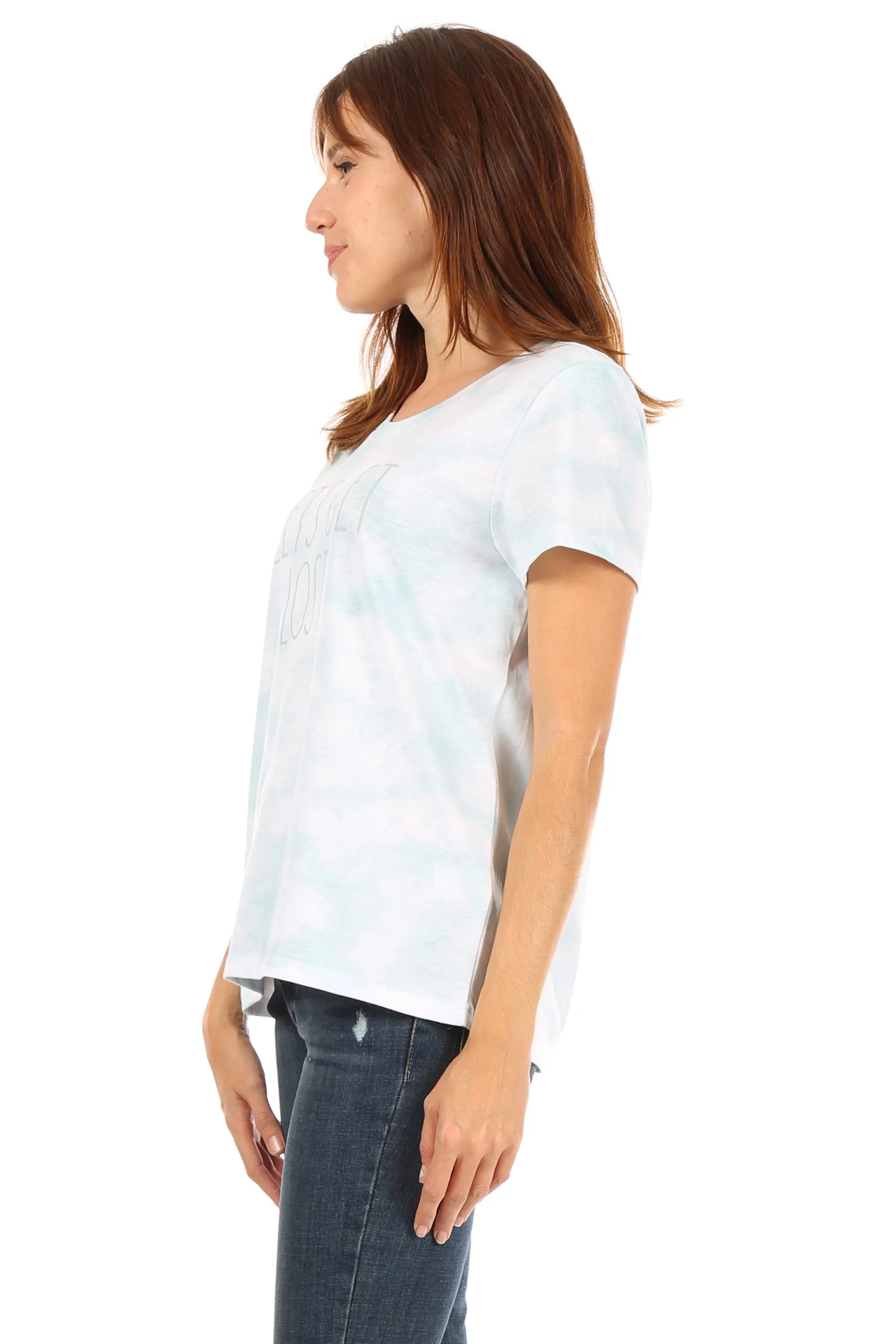 Women's "LET'S GET LOST" Short Sleeve Icon T-Shirt sold by Rae Dunn product image thumbnail 2