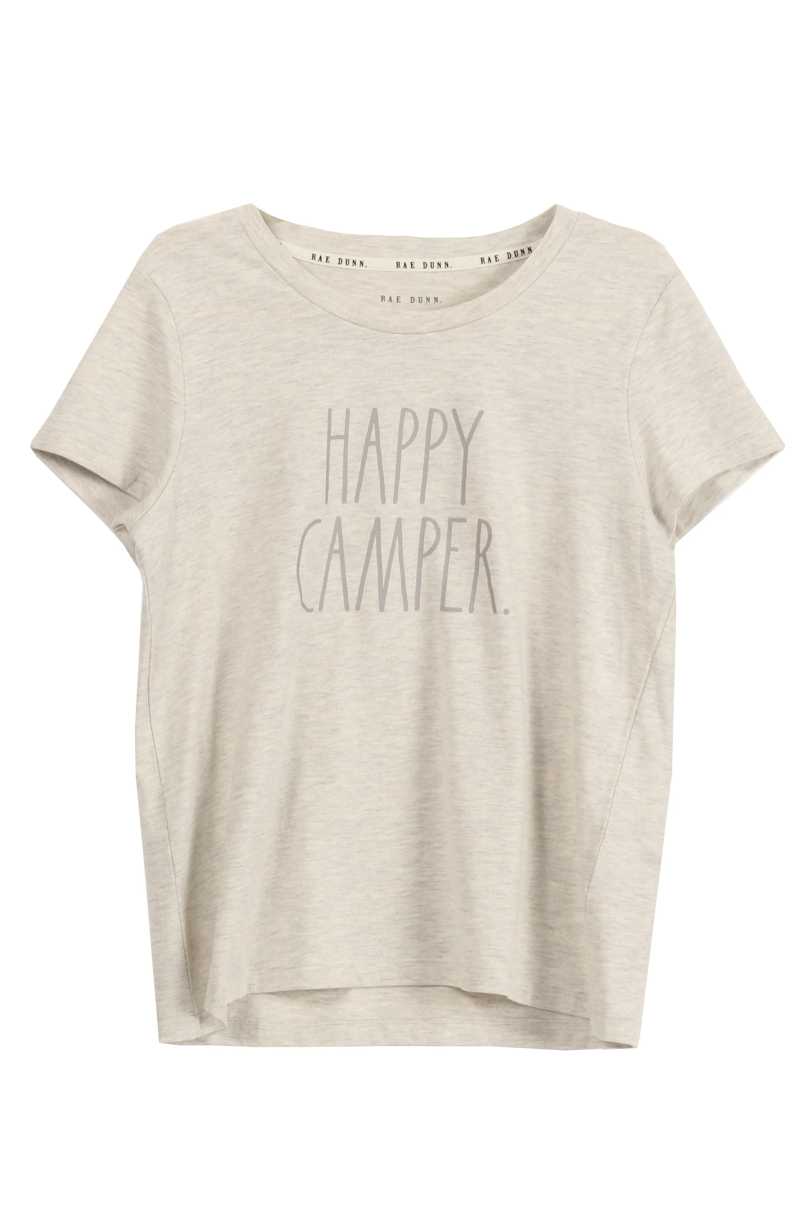 Women's "HAPPY CAMPER" Short Sleeve Icon T-Shirt sold by Rae Dunn product image thumbnail 4