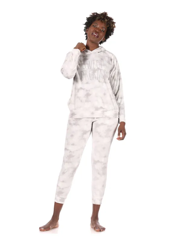 Women's "SWEET DREAMS" Hoodie and Drawstring Jogger Lounge Set sold by Rae Dunn