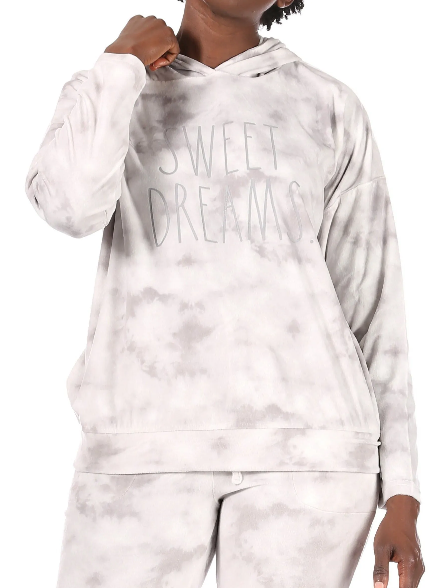 Women's "SWEET DREAMS" Hoodie and Drawstring Jogger Lounge Set sold by Rae Dunn product image thumbnail 2