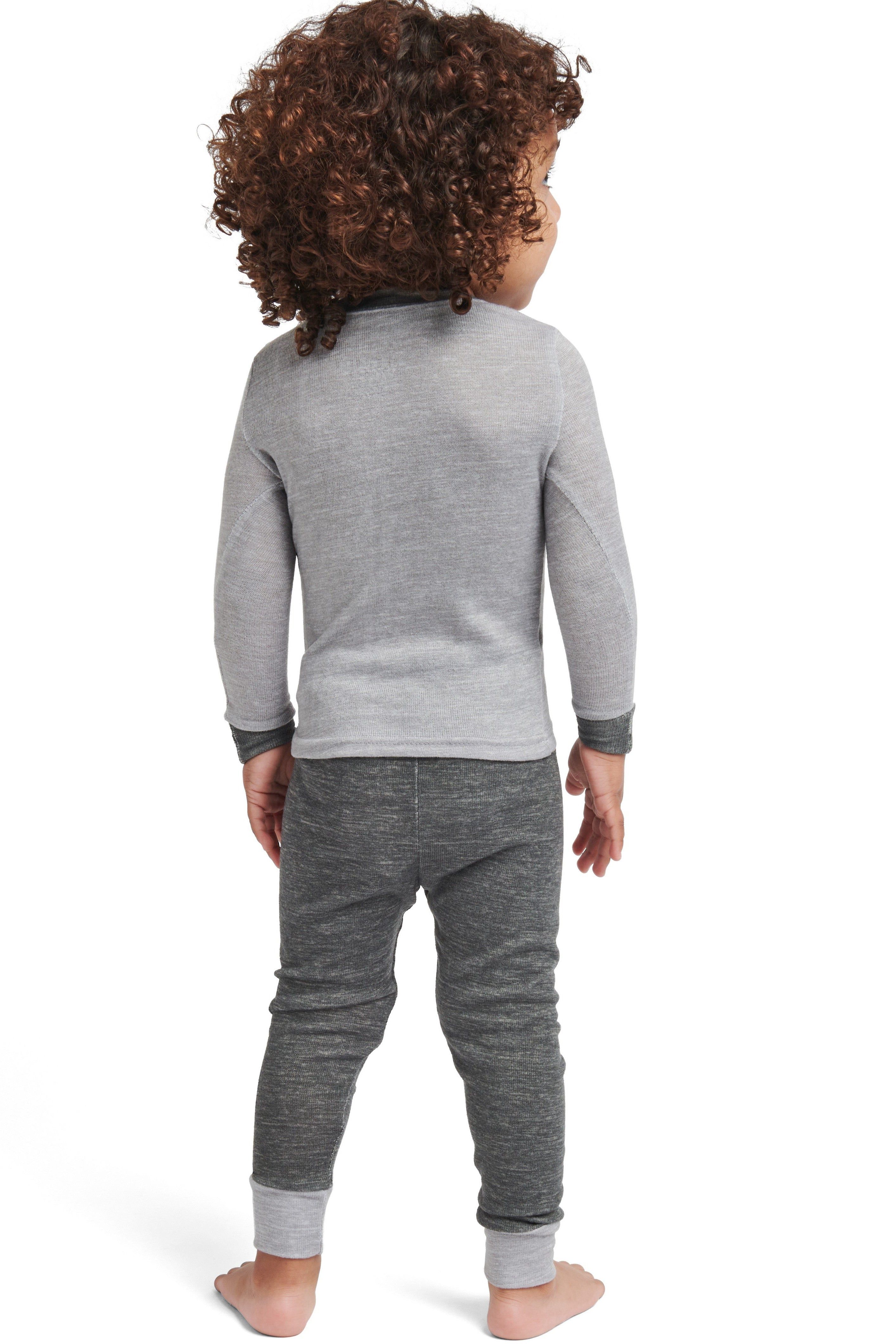 Boy's "CHILL" Long Sleeve Top and Elastic Waistband Joggers Pajama Set sold by Rae Dunn product image thumbnail 6