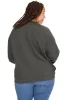 Women's "DOG LOVER" Plus Size Studio Raglan Pullover Sweatshirt sold by Rae Dunn