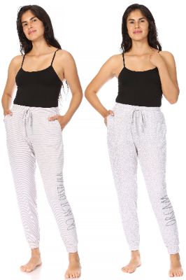 Women's "DREAM" & "DO NOT DISTURB" 2-Pack Drawstring Pajama Joggers sold by Rae Dunn