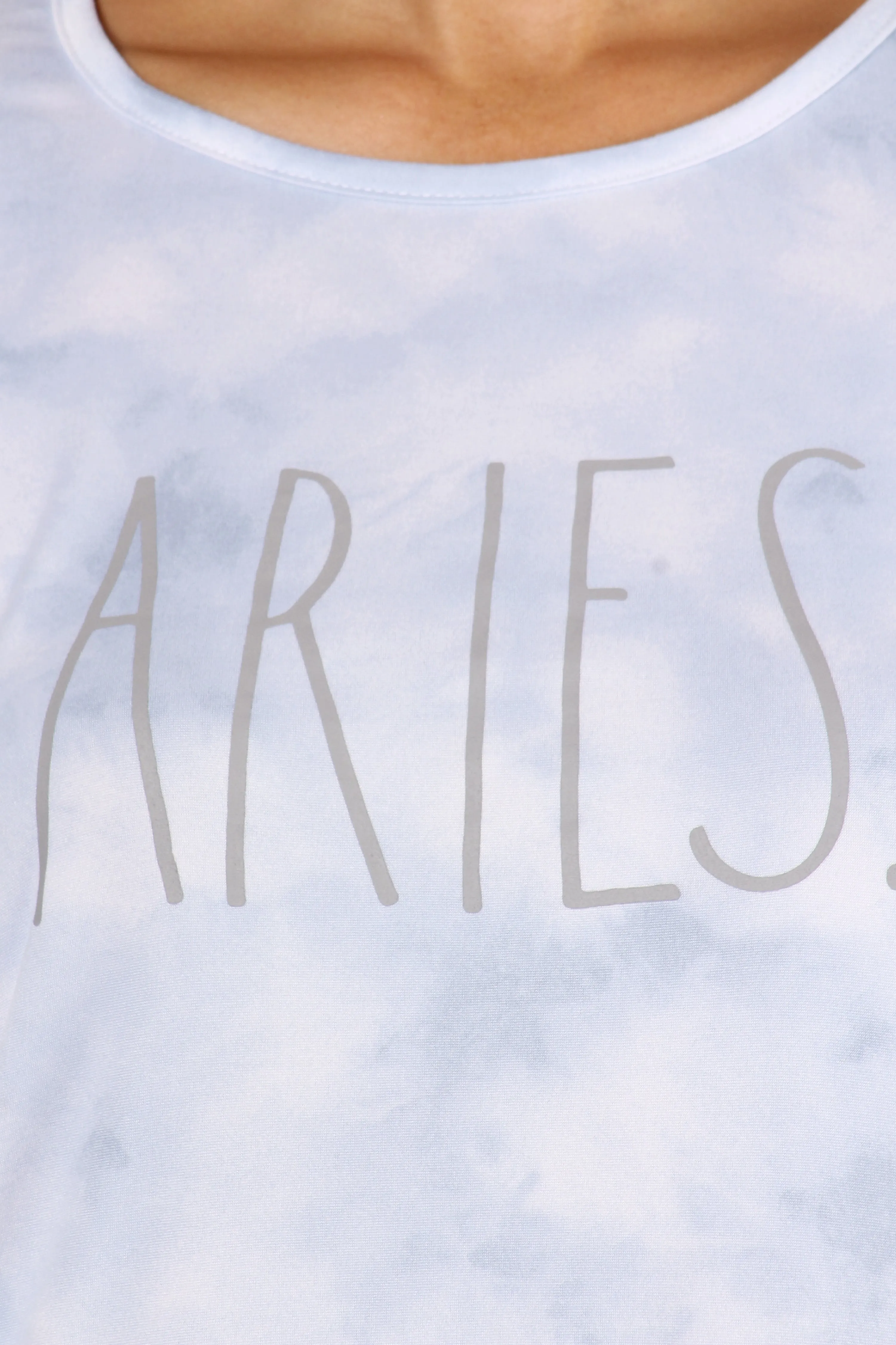 Women's "ARIES" Short Sleeve Nightshirt sold by Rae Dunn product image thumbnail 5