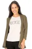 Women's "RECYCLE" Short Sleeve Shirttail Hem T-Shirt sold by Rae Dunn