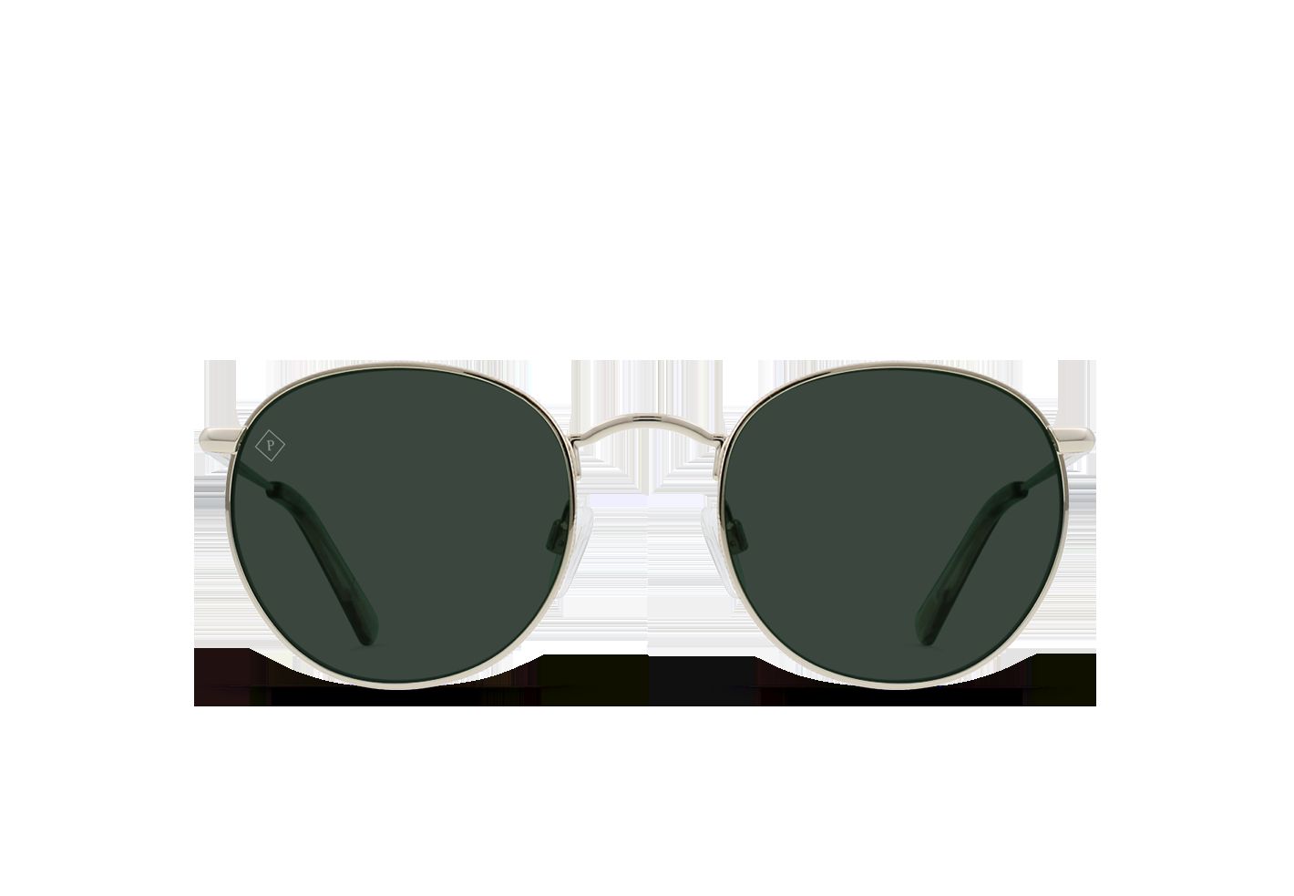 BENSON-Shiny Light Gold + Haze / Green Polarized-48 sold by RAEN