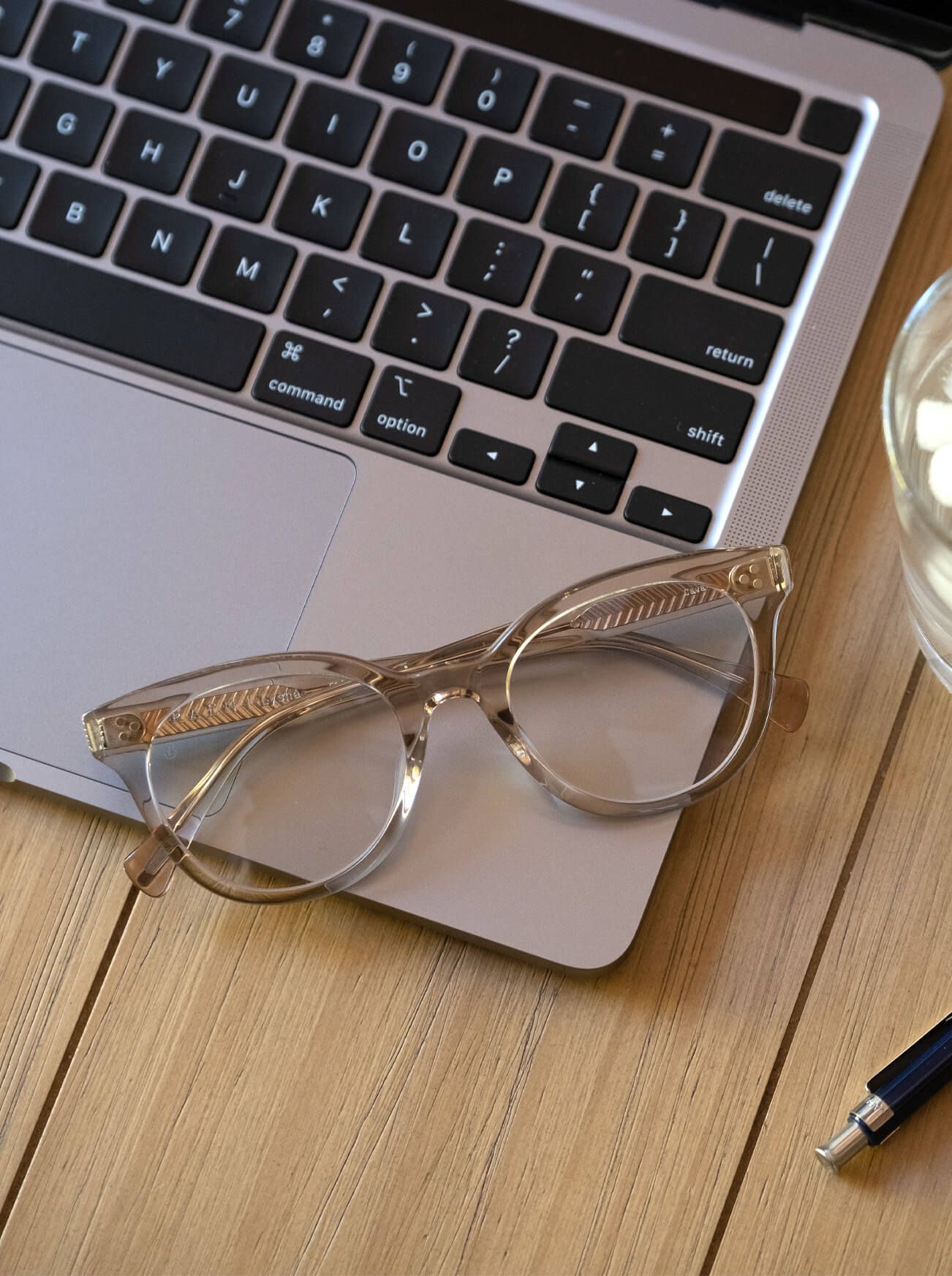 LYSHA-Almond Tortoise Myan/Clear-51 sold by RAEN product image thumbnail 12