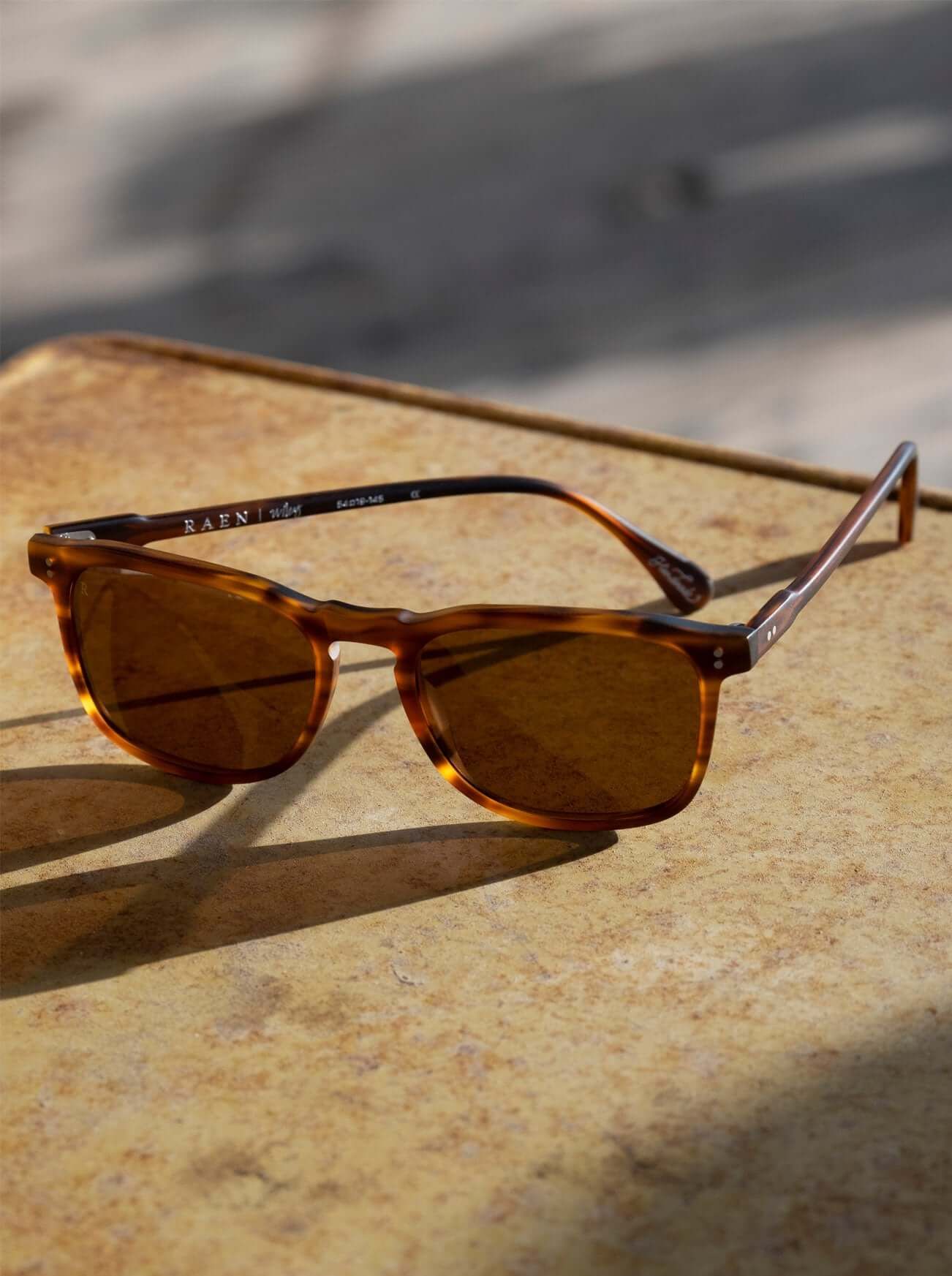 WILEY-Brindle Tortoise / Green Polarized-54 Pre-Order - Est. Ship Date 09/4 sold by RAEN product image thumbnail 7