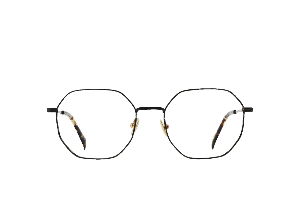 MAYLIN-Black Gold + Brindle Tortoise / Clear-52 sold by RAEN