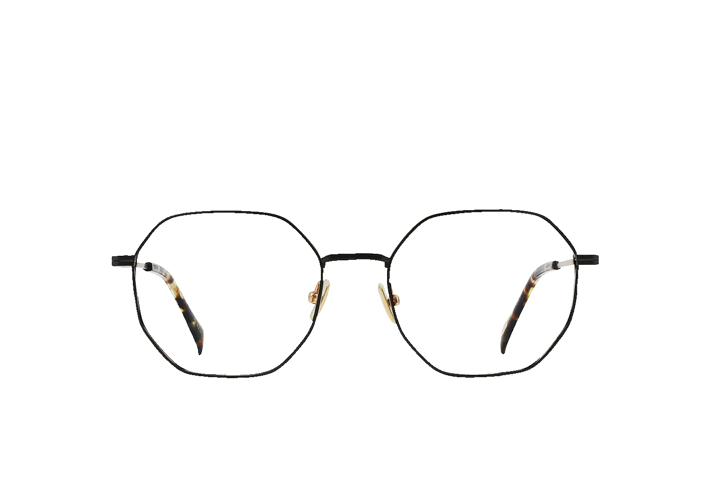 MAYLIN-Black Gold + Brindle Tortoise / Clear-52 sold by RAEN